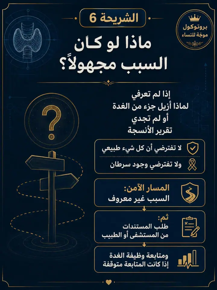 الشريحة 7 من 19: بروتوكول Bio-OS بعد إزالة جزء من الغدة الدرقية