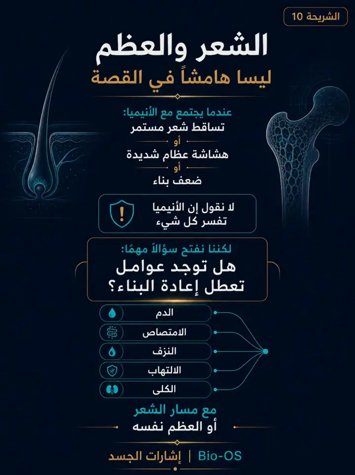 الشريحة 10 من 12: الأنيميا لا تُحل دائمًا بمكمل أقوى