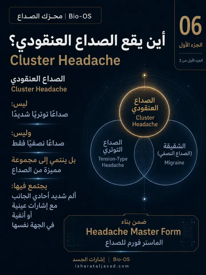 الشريحة 6 من 13: الصداع ليس نوعًا واحدًا
