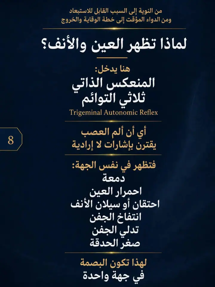 الشريحة 8 من 25: نشرنا الحلقة 1 و2 من الصداع العنقودي