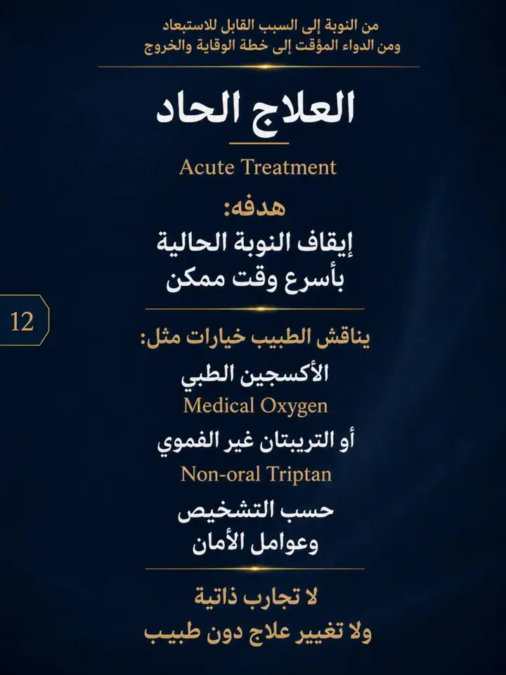 الشريحة 12 من 25: نشرنا الحلقة 1 و2 من الصداع العنقودي