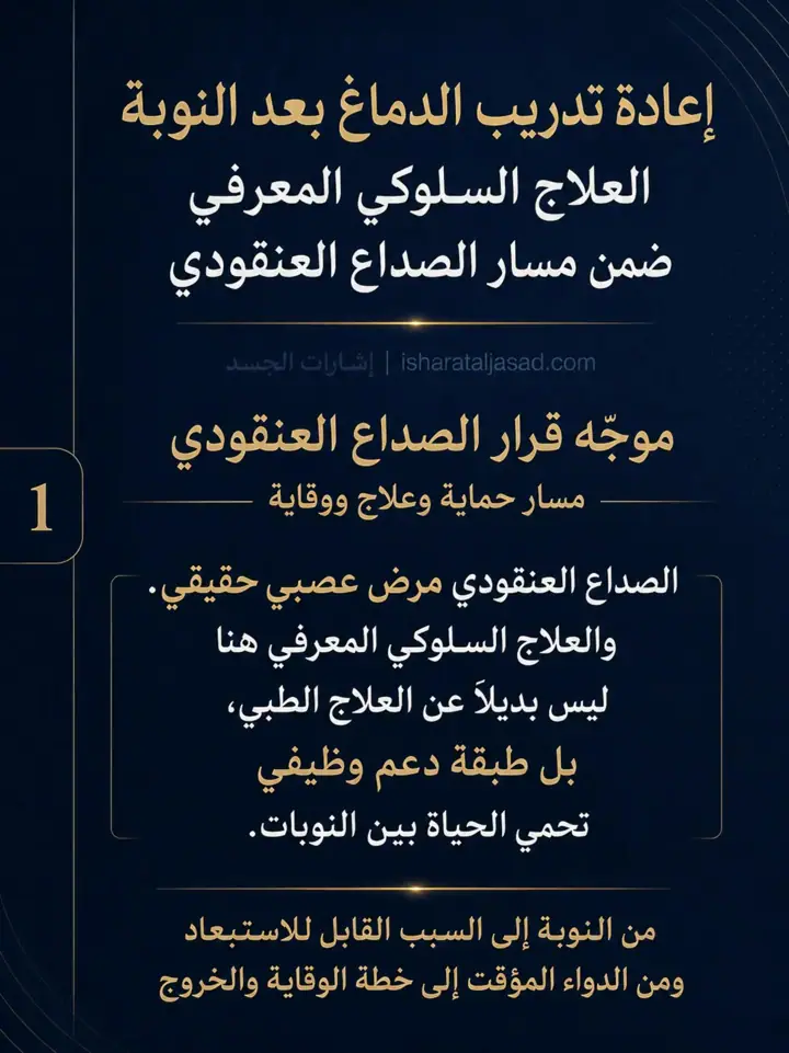 الشريحة 1 من 16: الصداع العنقودي ليس توترًا نفسيًا، وليس ضعفًا في الاحتمال