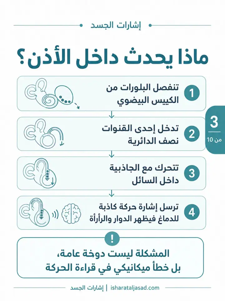 الشريحة 4 من 11: كريستالات الأذن BPPV: لماذا هذه النسخة؟