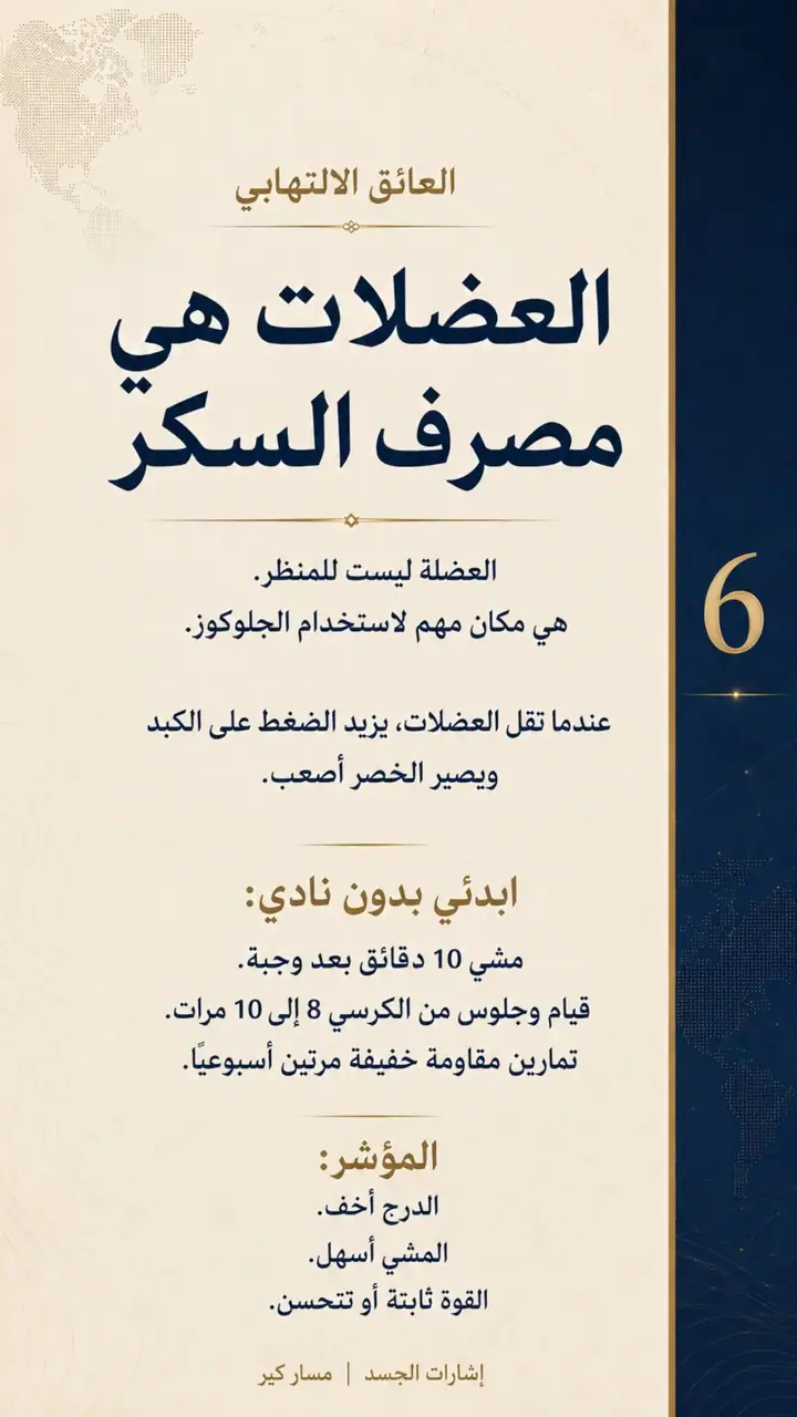 الشريحة 6 من 10: الدهون الحشوية عند النساء: العائق الالتهابي