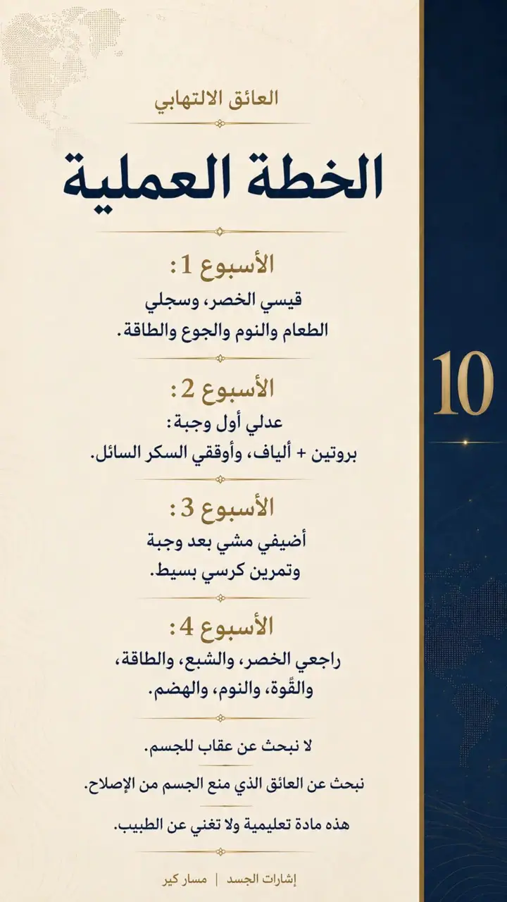 الشريحة 10 من 10: الدهون الحشوية عند النساء: العائق الالتهابي