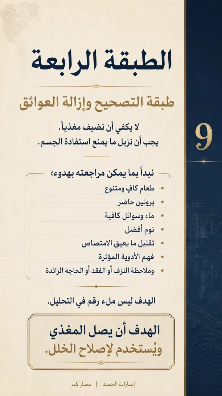 الشريحة 9 من 10: عندما يتعب الجسم… أين نبحث؟