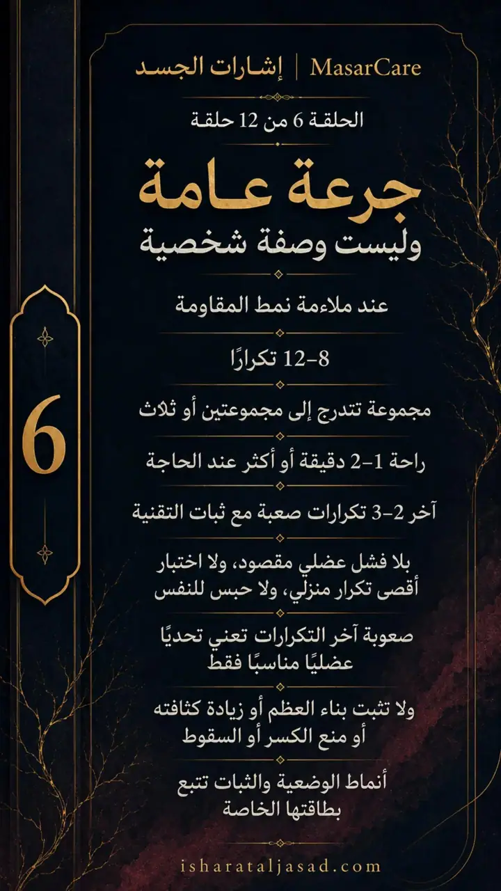 الشريحة 6 من 10: القوة ليست تمرينًا واحدًا