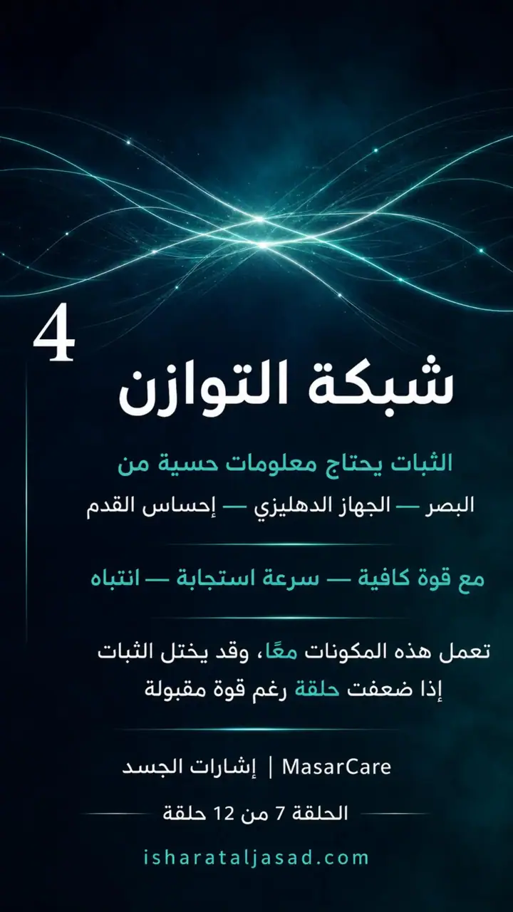 الشريحة 4 من 10: التوازن ليس الوقوف على قدم واحدة