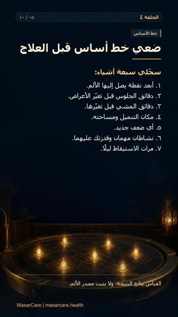 الشريحة 5 من 10: عندما يرجّح التقييم ألمًا جذريًا