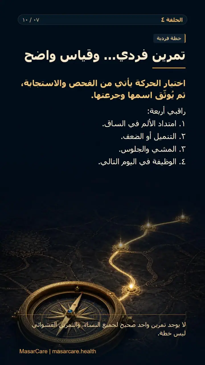 الشريحة 7 من 10: عندما يرجّح التقييم ألمًا جذريًا