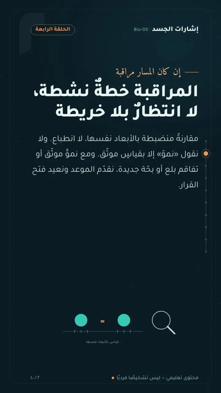 الشريحة 2 من 10: نجاح القرار لا يُقاس باختفاء الكتلة وحده