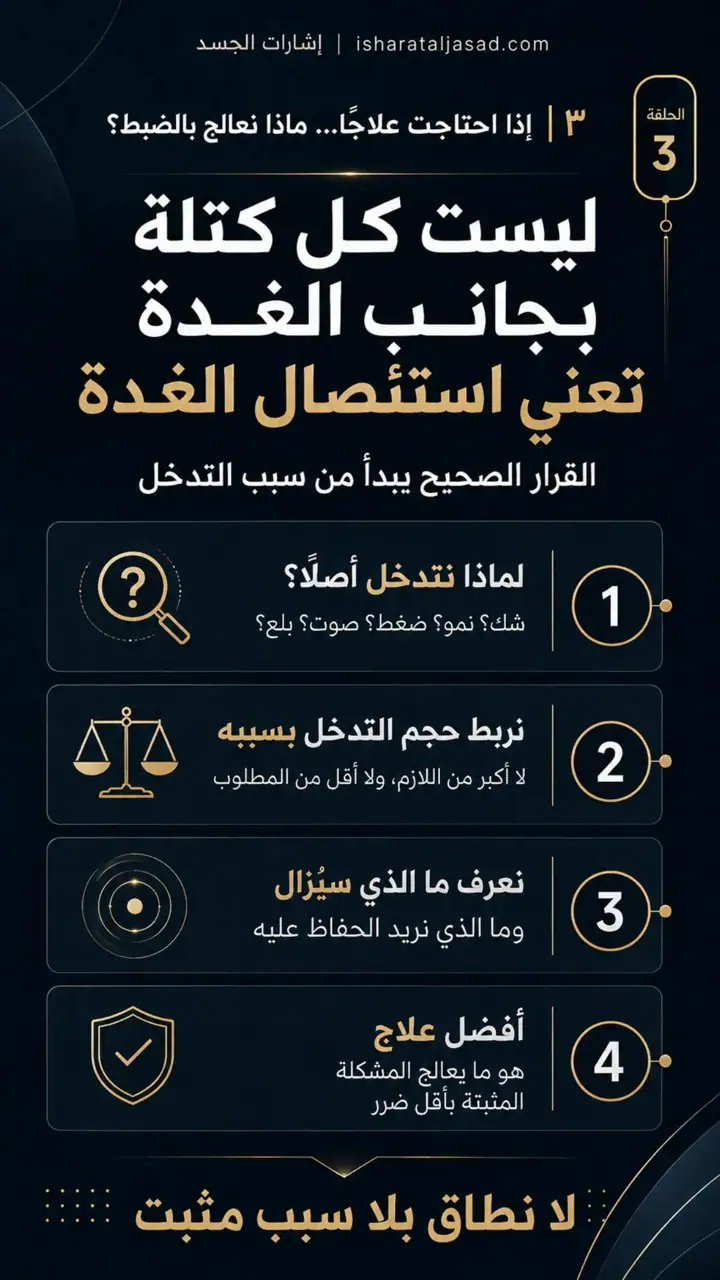 الشريحة 4 من 5: الهدف: تشخيص صحيح منع التدهور علاج السبب إثبات النجاح
