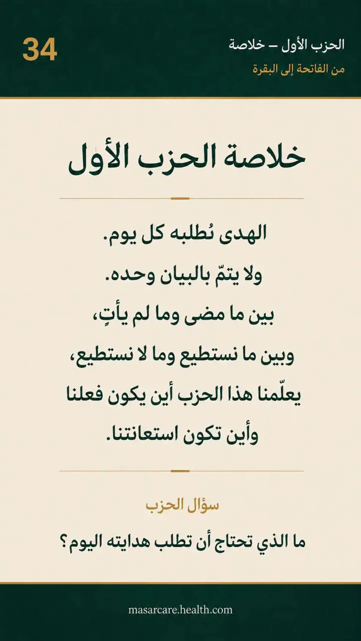 الشريحة 13 من 14: الحزب الأول: أتأمرون الناس بالبر