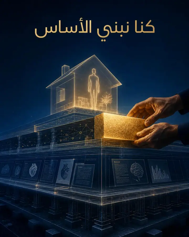 الشريحة 1 من 1: كنا نبني الأساس